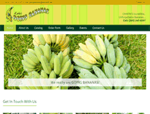 Tablet Screenshot of going-bananas.com